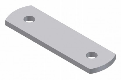 Styrplatta för tråd 25x4 mm, 100 mm