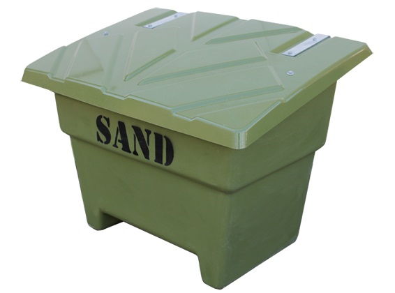 Sandlåda 350liter Grön